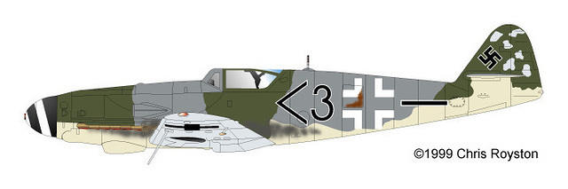 $ bf109k4 StabII JG6 cr